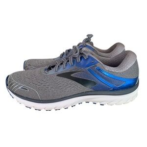 Brooks Mens Adrenaline GTS Running Athletic Shoes Gray Blue Sz 11.5